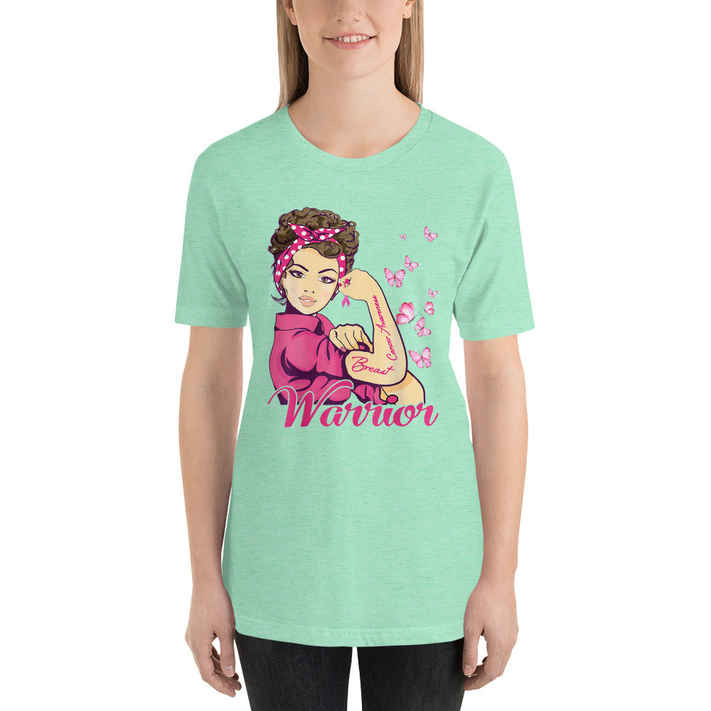 BREAST CANCER AWARENESS WARRIOR Short-Sleeve Unisex T-Shirt