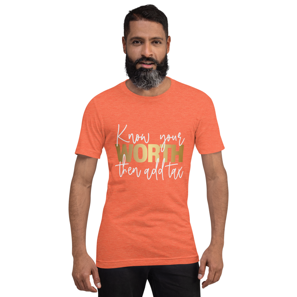 Know Your Worth Short-sleeve unisex t-shirt