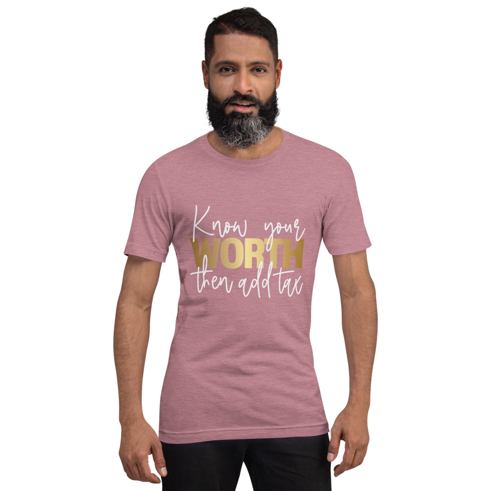 Know Your Worth Short-sleeve unisex t-shirt