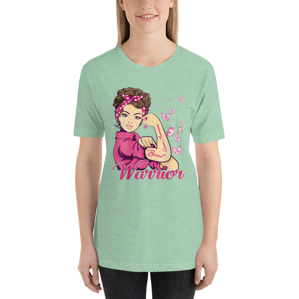 BREAST CANCER AWARENESS WARRIOR Short-Sleeve Unisex T-Shirt