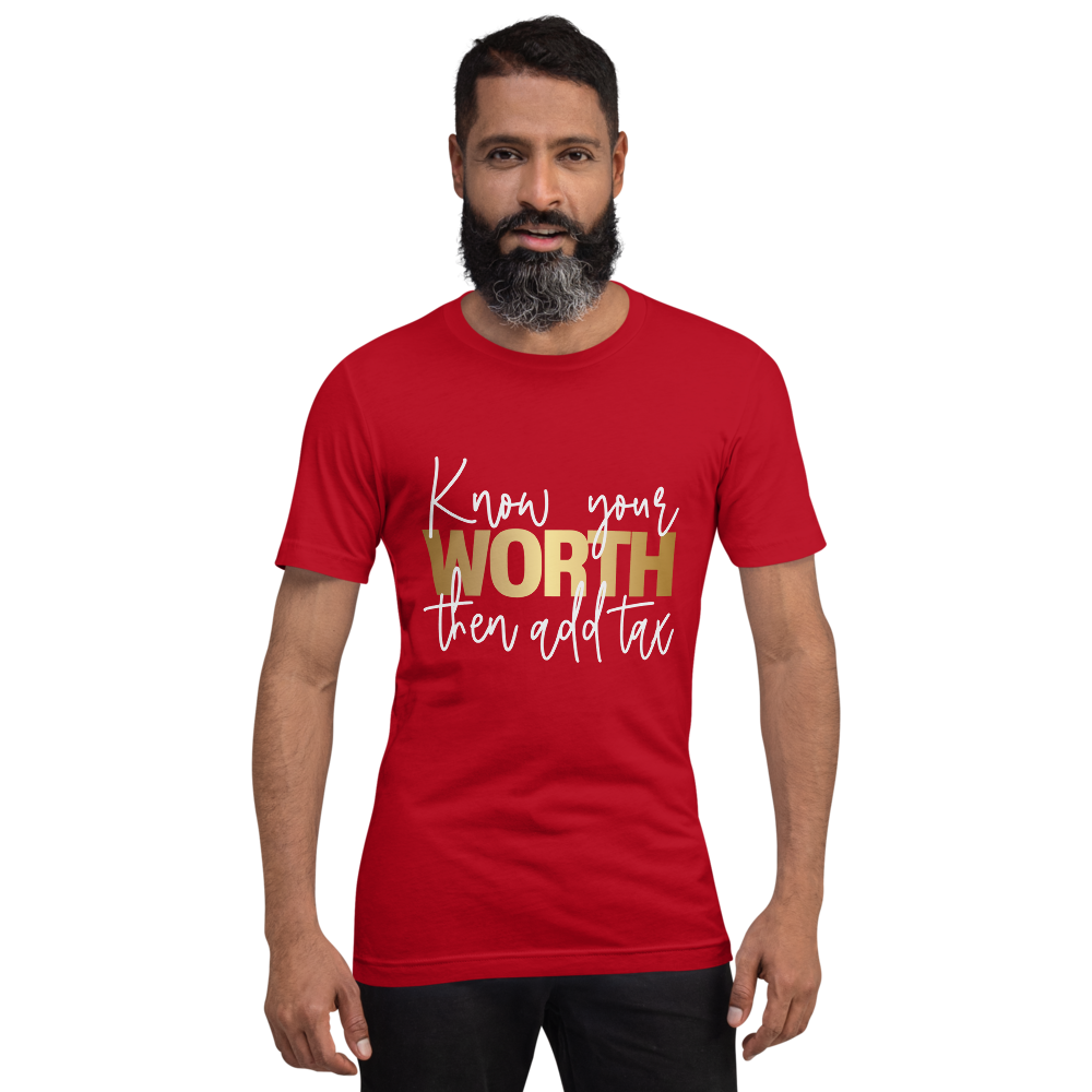 Know Your Worth Short-sleeve unisex t-shirt