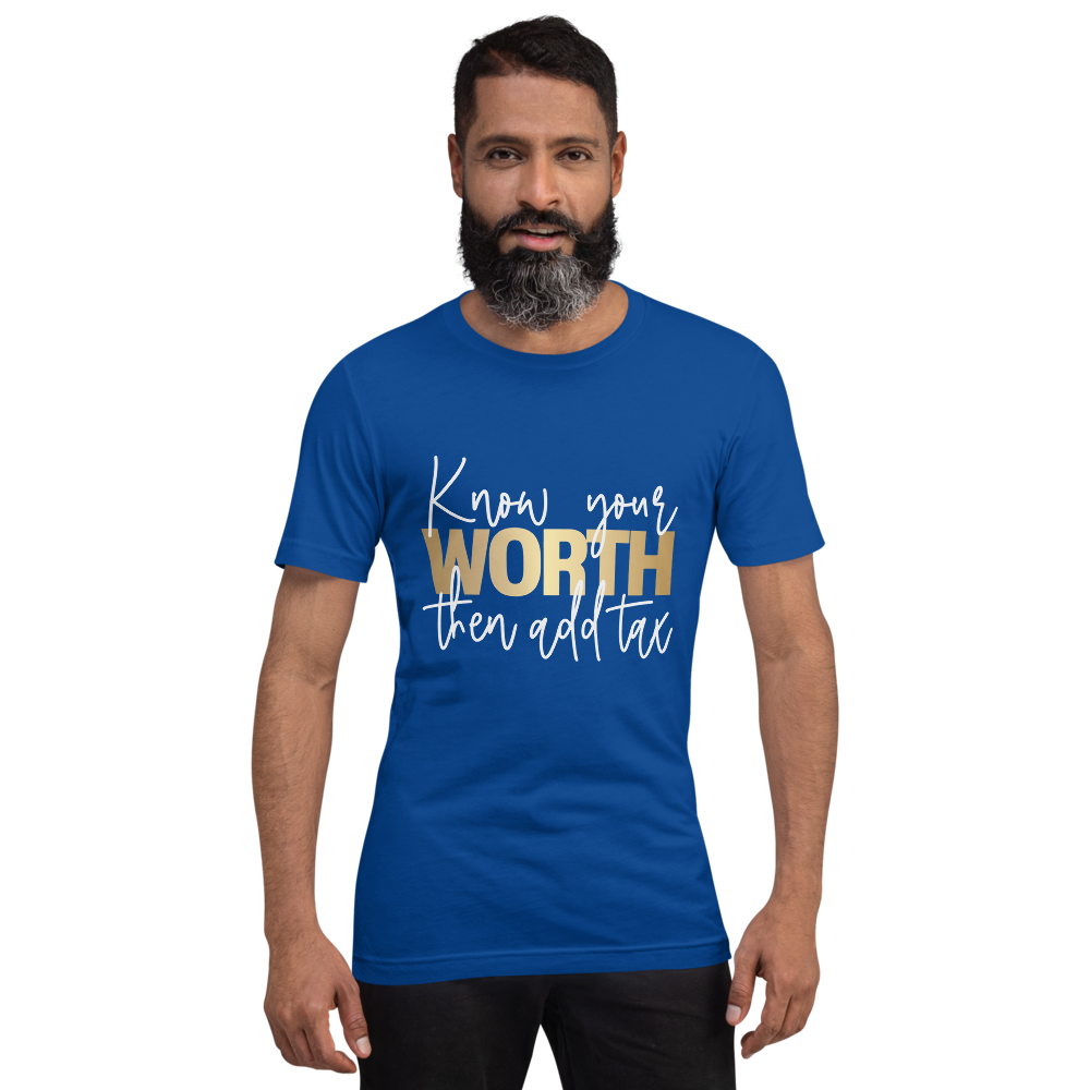 Know Your Worth Short-sleeve unisex t-shirt