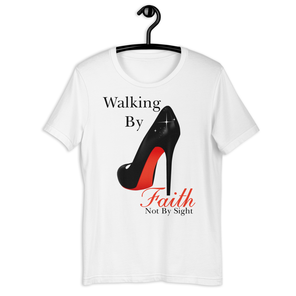 WALKING BY FAITH Short-Sleeve Unisex T-Shirt