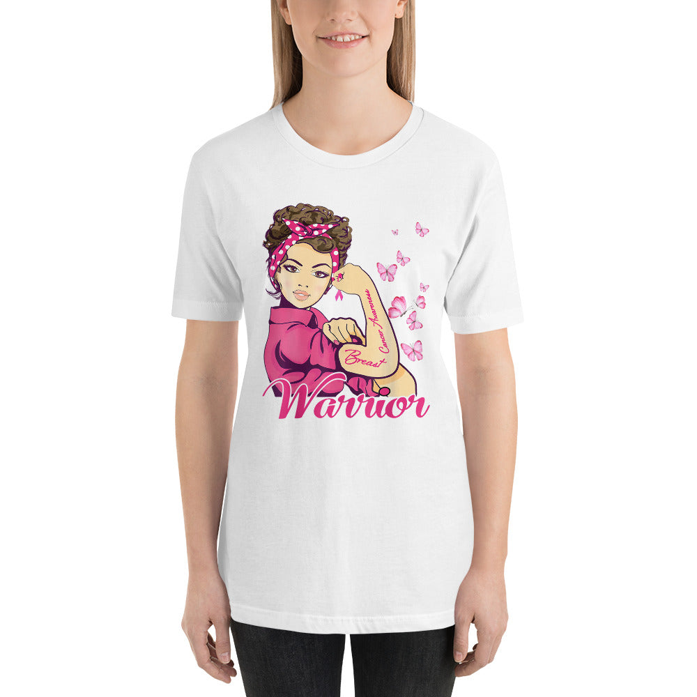 BREAST CANCER AWARENESS WARRIOR Short-Sleeve Unisex T-Shirt