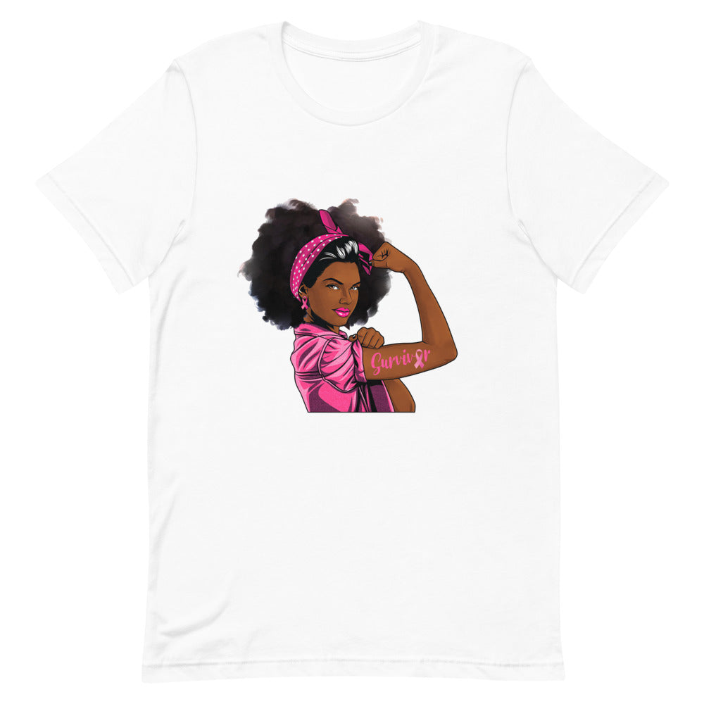 BREAST CANCER AWARENESS WARRIOR Short-Sleeve Unisex T-Shirt