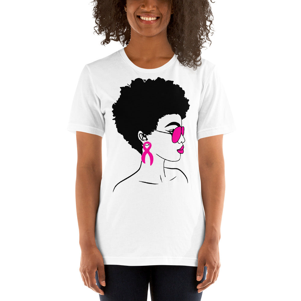 BREAST CANCER AWARENESS SUNGLASSES 2 Short-Sleeve Unisex T-Shirt