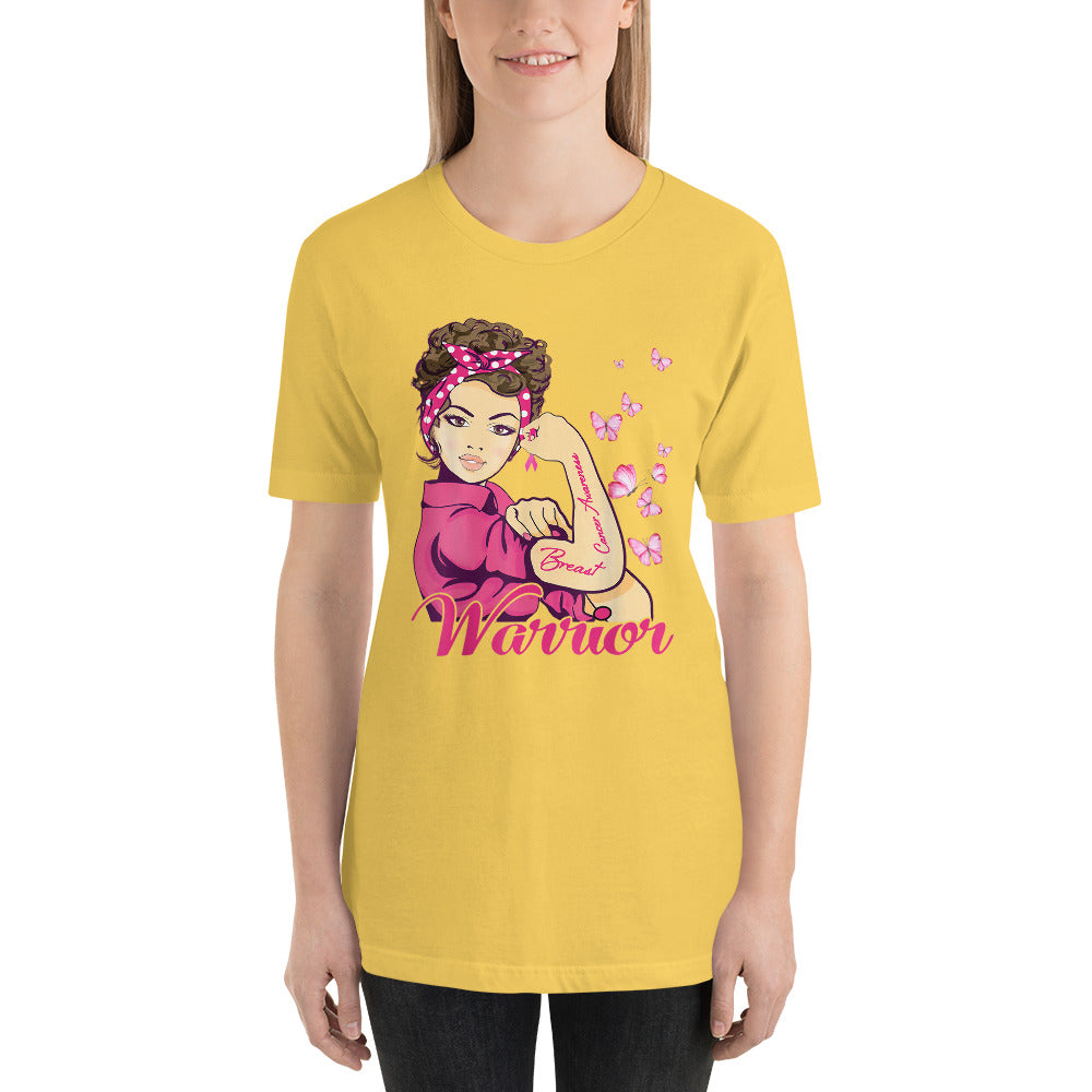 BREAST CANCER AWARENESS WARRIOR Short-Sleeve Unisex T-Shirt