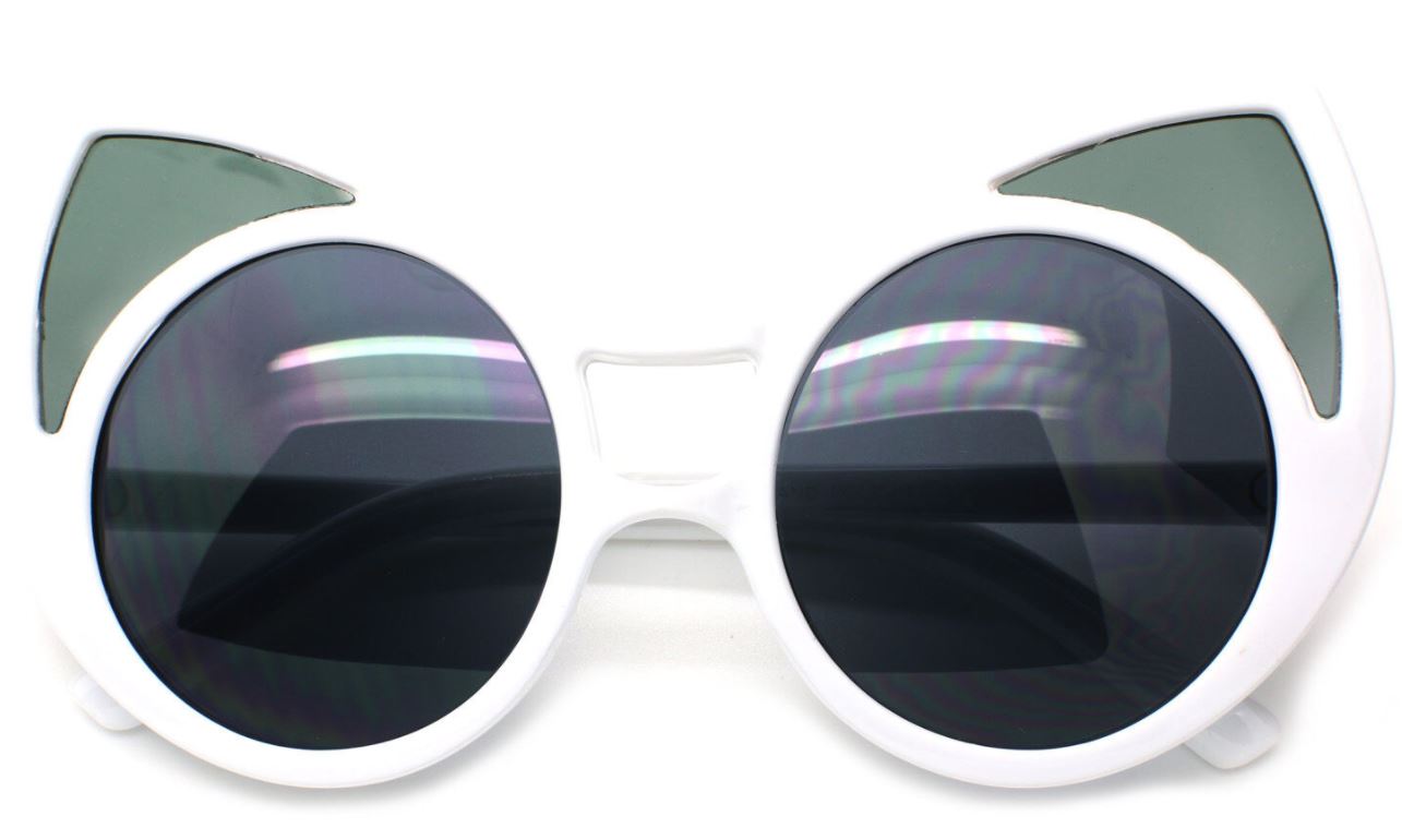 Za'hira Retro Oversized Cat Eye Fashion Sunglasses