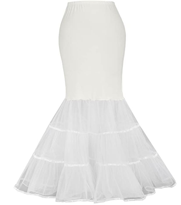 Mermaid Fishtail Crinoline Petticoat