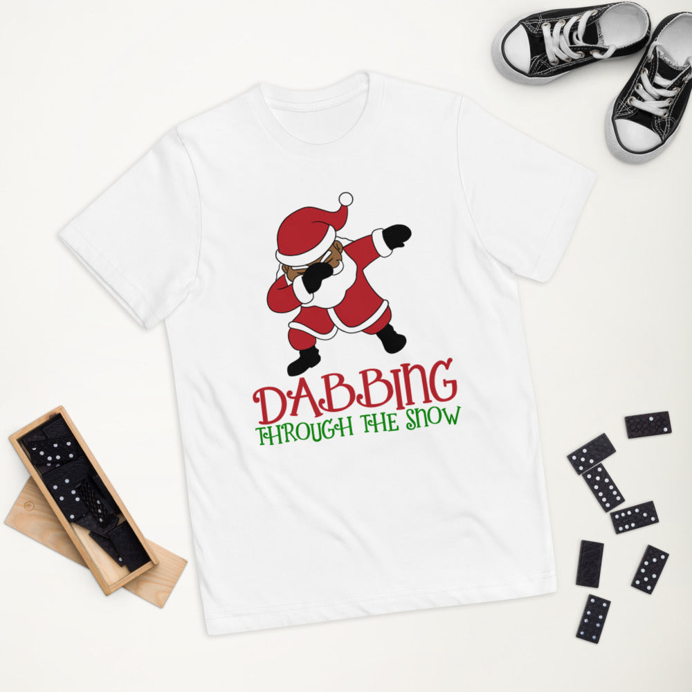 Dabbing Santa Youth jersey t-shirt
