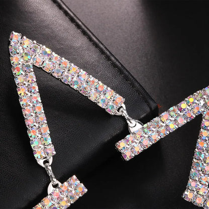 Luxury Design Exaggerated Rhinestone Star Earrings