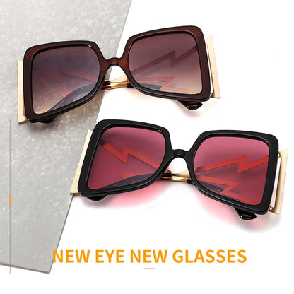 Bow Shape Square Sunglasses for Women