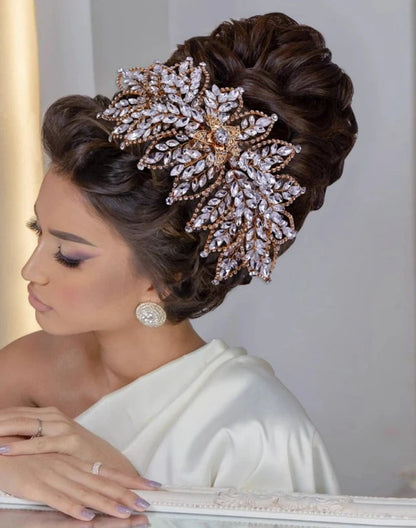 Rhinestone Tiara and Crown Hair Headwear Accessory