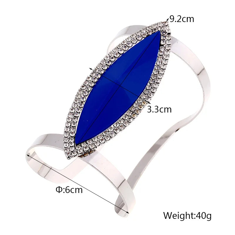 Metal Rhinestone Bangles