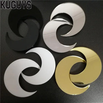 Acrylic Jewelry Crescent Earrings