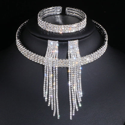 Classic Elegant Tassel Crystal