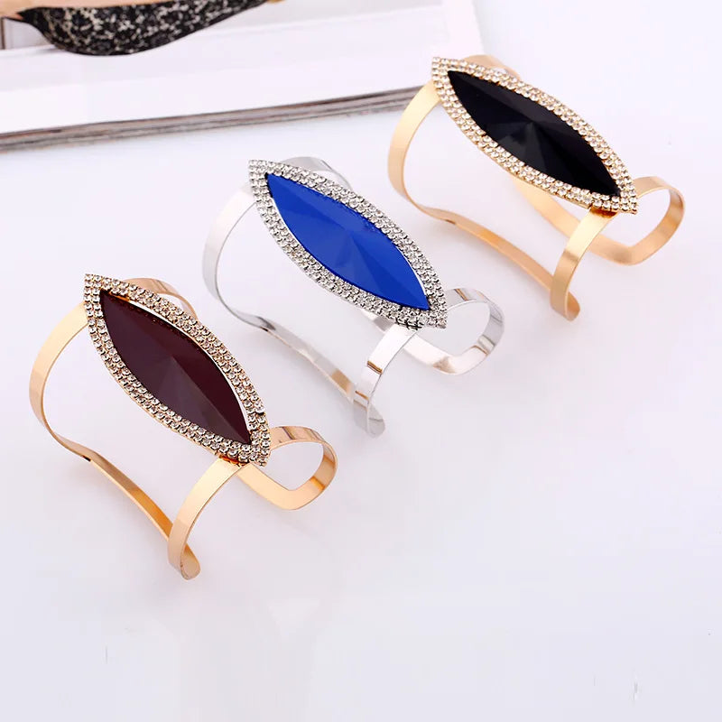 Metal Rhinestone Bangles