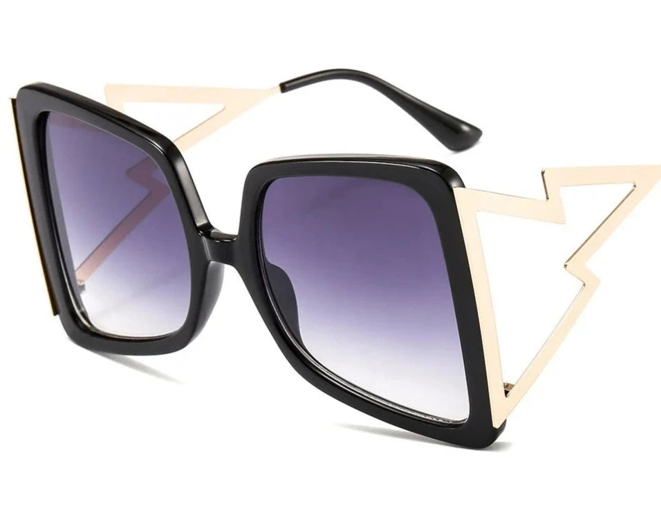 Bow Shape Square Sunglasses for Women