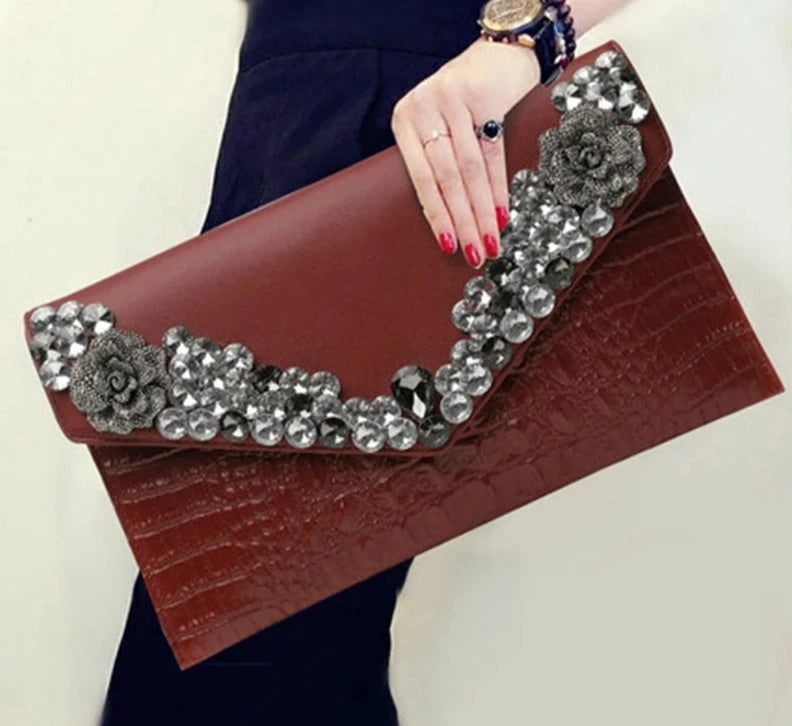 Genuine Leather Clutch