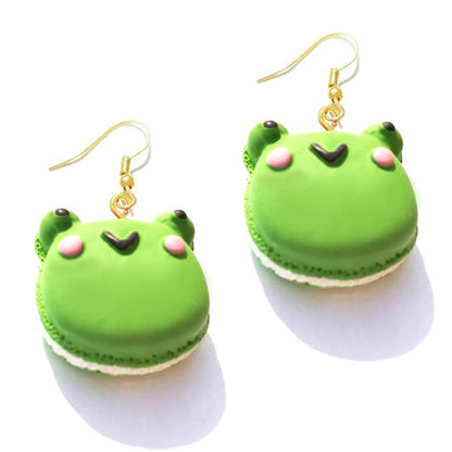 Earring For Women Resin Drop Custom Made Handmade Cute Girls Sweet Gift Cookies Macaron Cake Food Donuts