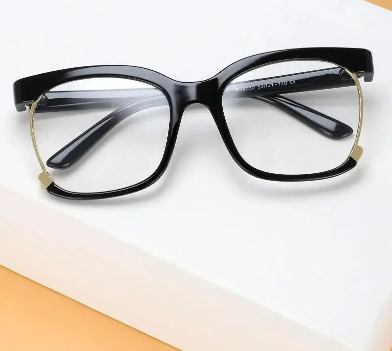 Fashion Women Brand Glasses Anti Blue Light Retro Transparent