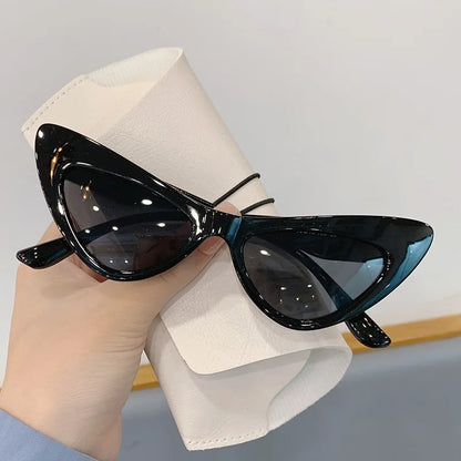 Fashion Vintage Cat Eye Sunglasses Women Luxury Brand Designer For Female Punk Sun Glasses Trending Sexy Ladies Shades UV400