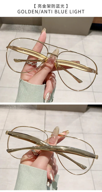 Oval Oversized Sunglasses Women Trendy Vintage Luxury Fashion Glasses