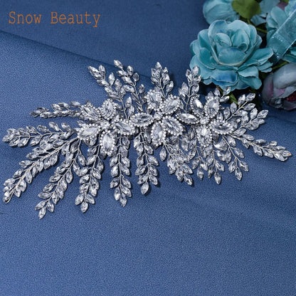 Crystal Wedding Headpieces Hair Accessories Rhinestone Beads