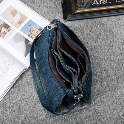 Denim Shoulder Bag Small Size Crossbody