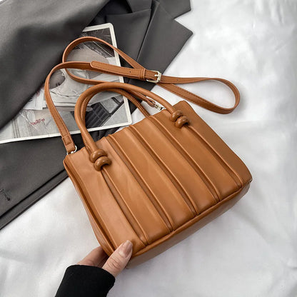 Solid Color Famous Designer Brand Leather Handbags