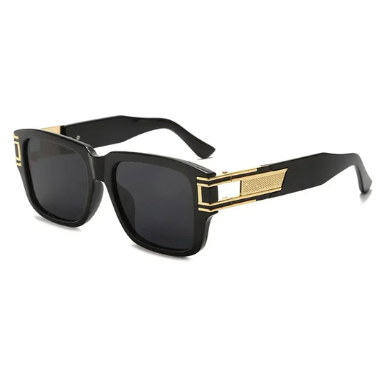 Fashion Classic Square Sunglasses Men Vintage Design