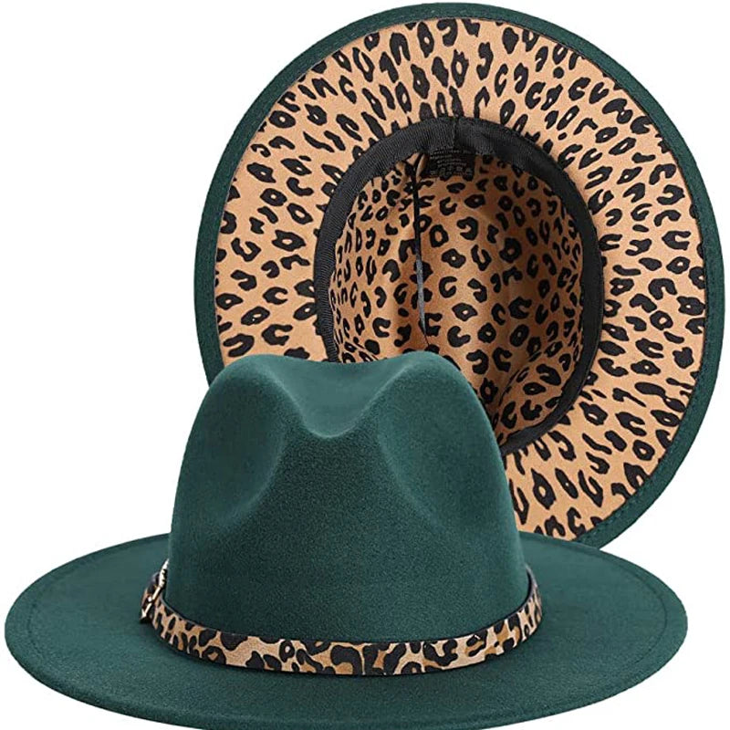 Two Tone Fedoras Hats Cowboy