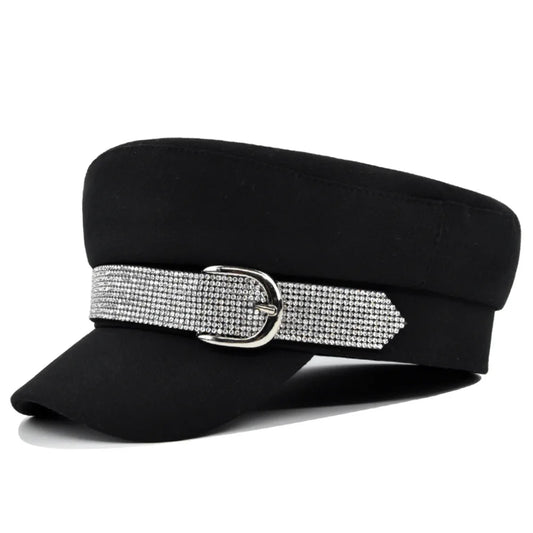 British Navy Hat Diamond Belt Buckle