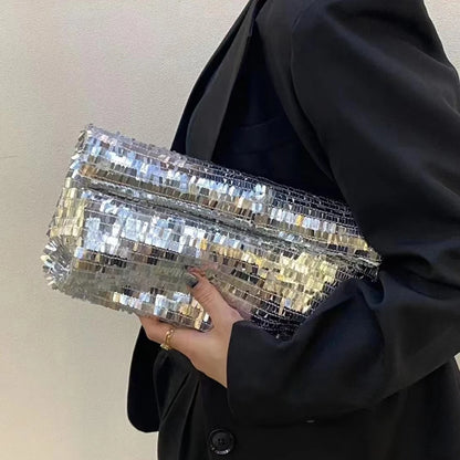 Luxury Design Sequin Women Handbag Clutch Bag Fashion and Shiny Evening Bag New Women Bag