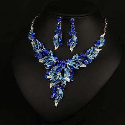 Blue Crystal Necklaces