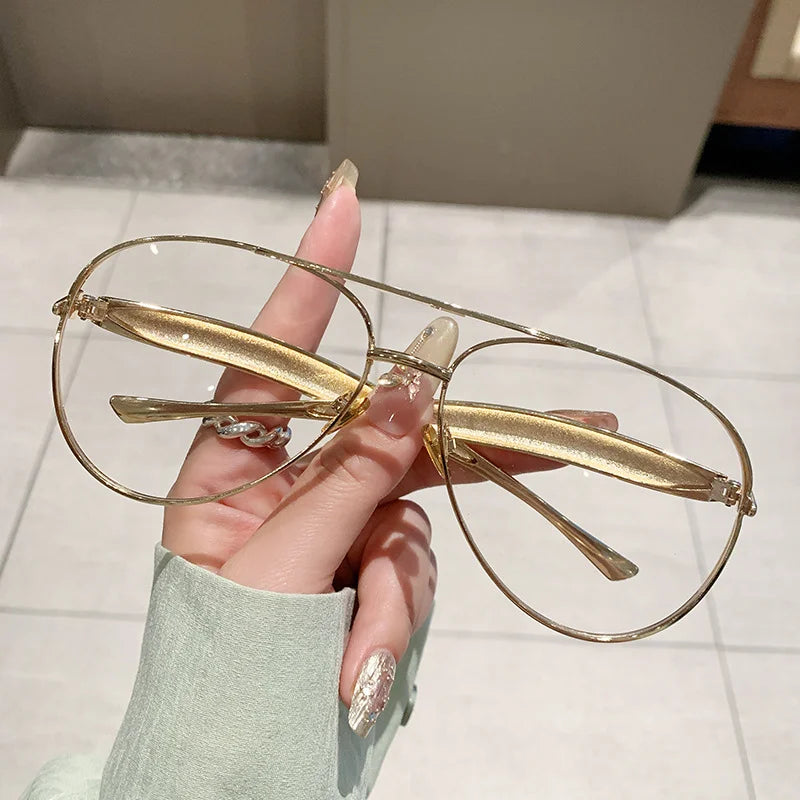 Oval Oversized Sunglasses Women Trendy Vintage Luxury Fashion Glasses