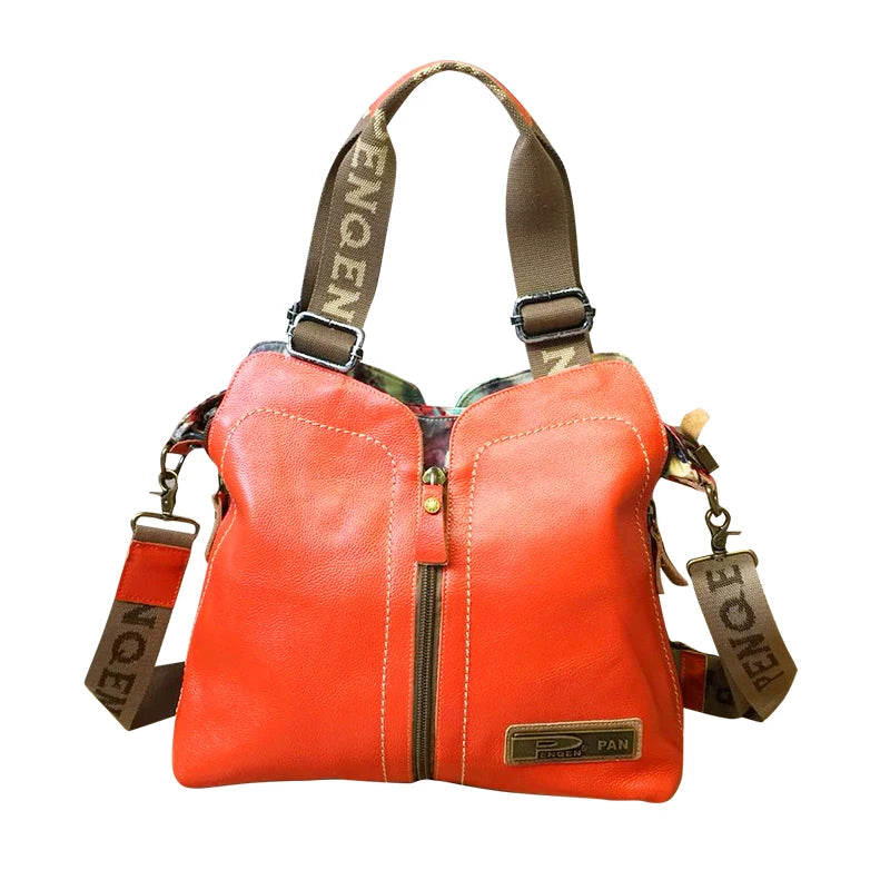 Leather Handbags Laptop Shoulder Bag