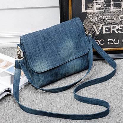 Denim Shoulder Bag Small Size Crossbody