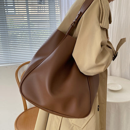 CGCBAG Luxury Tote Bag Woman 2022 Trend Large Capacity Female Shoulder Bag High Quality Leather Simple Designer Woman Handbag