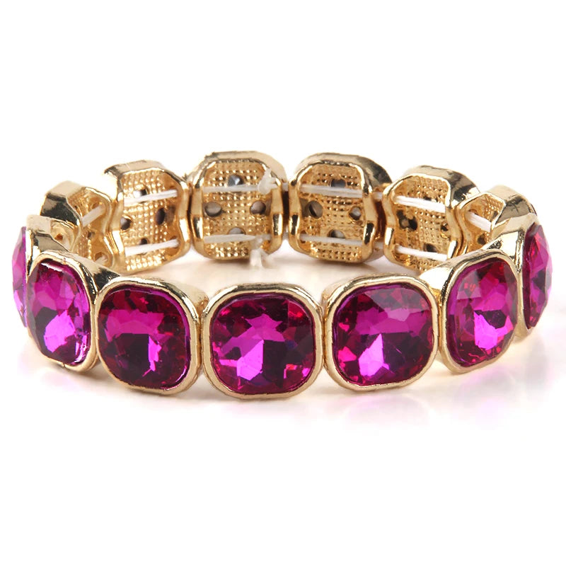 RH New Designer Fashion Women Armbander Summer Multicolor Crystal Bracelets For Women Jewelry Gift