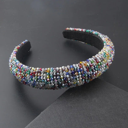 Baroque Rhinestone Padded Headband