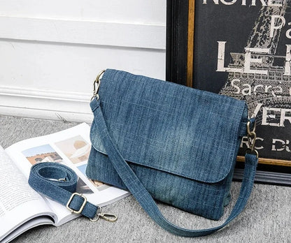 Denim Shoulder Bag Small Size Crossbody