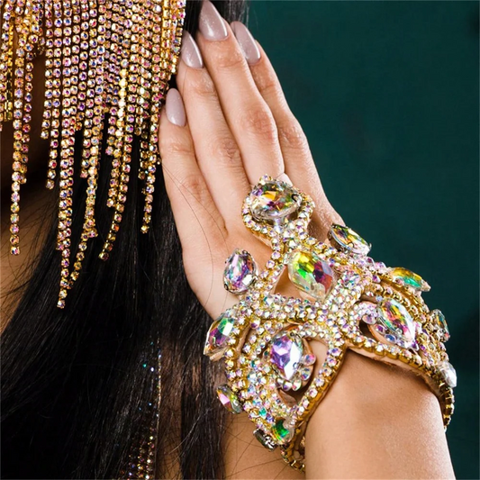 Exquisite Shiny Multicolor Rhinestone Bracelet