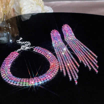 Luxury Crystal Bridal Jewelry Set