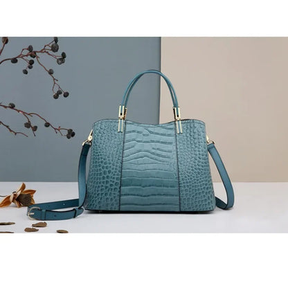 Blue Handbag Large Capacity One Shoulder Crossbody Bag