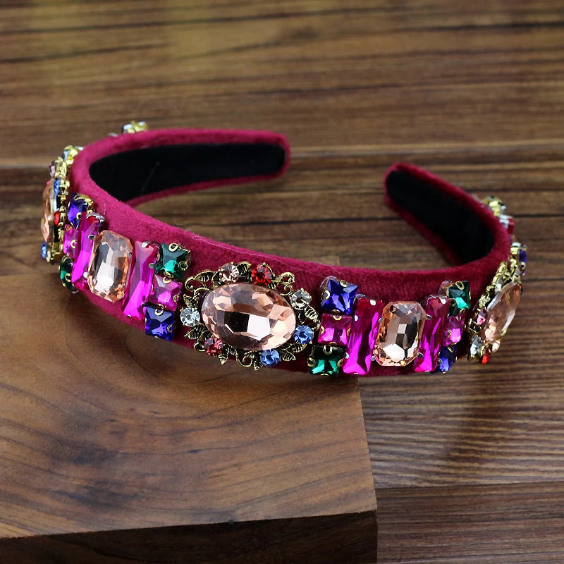 Cute Boho Sparkly Crystal Rhinestone Headbands