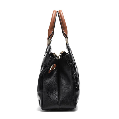 Genuine Leather One Shoulder Crossbody Bag