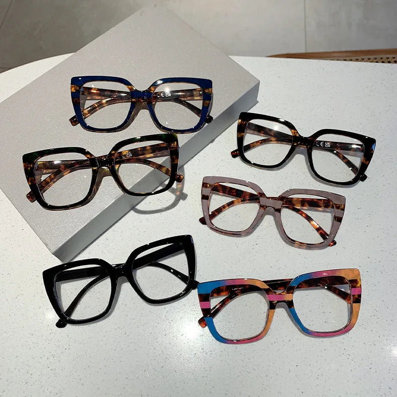 Vintage Anti Blue Light Optical Cat Eye Sexy Ladies Glasses Women Luxury Brand Designer Trend Myopia Prescription Eyewear Frame