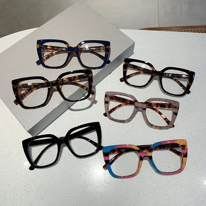 Vintage Anti Blue Light Optical Cat Eye Sexy Ladies Glasses Women Luxury Brand Designer Trend Myopia Prescription Eyewear Frame