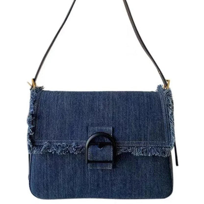 Denim Vintage Messenger Bag